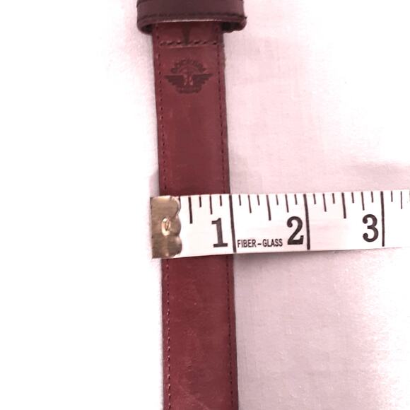 Dockers Leather Belt Mens Small Waist Burnt Umber Brown - Picture 10 of 10